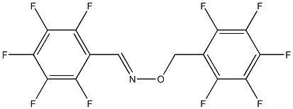 2,3,4,5,6-Pentafluorobenzaldehyde O-[(pentafluorophenyl)methyl]oxime Struktur