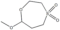 7-Methoxy-1,4-oxathiepane 4,4-dioxide Struktur