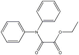 N,N-Diphenyloxamidic acid ethyl ester Struktur