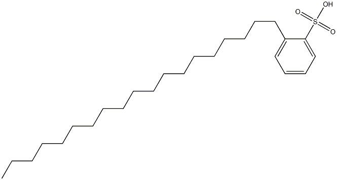 2-Nonadecylbenzenesulfonic acid Struktur