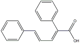 2,5-Diphenyl-2,4-pentadienoic acid Struktur