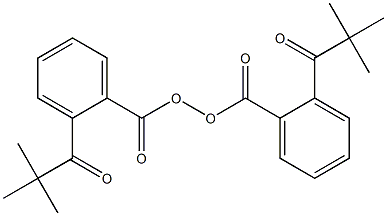 Pivaloylbenzoyl peroxide Struktur