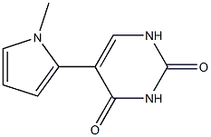 5-(1-Methyl-1H-pyrrol-2-yl)uracil Struktur