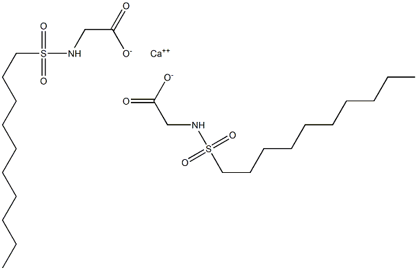 Bis(N-decylsulfonylglycine)calcium salt Struktur