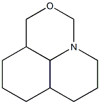 (3aS,6aS,9aS)-Octahydro-1H,3H-2-oxa-3a-aza-9aH-phenalene Struktur