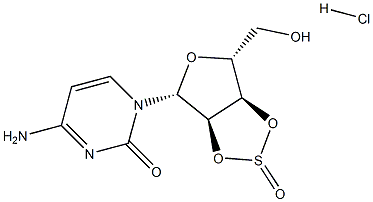 2'-O,3'-O-Sulfinylcytidine hydrochloride Struktur