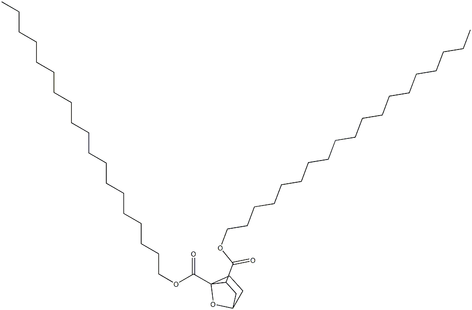 7-Oxabicyclo[2.2.1]heptane-1,2-dicarboxylic acid dinonadecyl ester Struktur