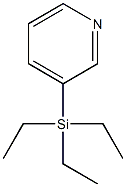 3-(Triethylsilyl)pyridine Struktur