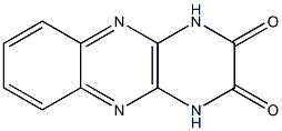 1,2,3,4-Tetrahydropyrazino[2,3-b]quinoxaline-2,3-dione Struktur