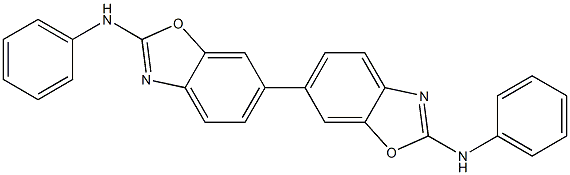 2,2'-Bis(phenylamino)-6,6'-bibenzoxazole Struktur