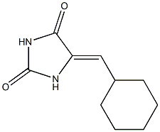 5-(Cyclohexylmethylene)imidazolidine-2,4-dione Struktur