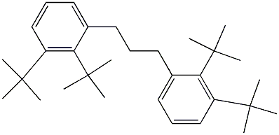 1,3-Bis(2,3-di-tert-butylphenyl)propane Struktur