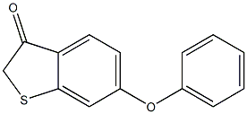 2,3-Dihydro-6-phenoxybenzo[b]thiophen-3-one Struktur