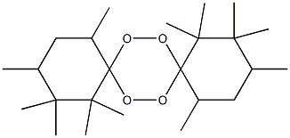 1,1,2,2,3,5,10,10,11,11,12,14-Dodecamethyl-7,8,15,16-tetraoxadispiro[5.2.5.2]hexadecane Struktur