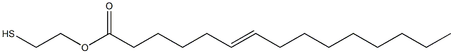 6-Pentadecenoic acid 2-mercaptoethyl ester Struktur