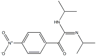 N1,N2-Diisopropyl-2-oxo-2-(4-nitrophenyl)acetamidine Struktur