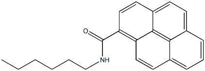 N-Hexylpyrene-1-carboxamide Struktur