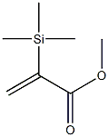 2-(Trimethylsilyl)propenoic acid methyl ester Struktur