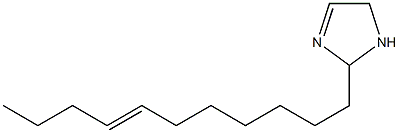 2-(7-Undecenyl)-3-imidazoline Struktur