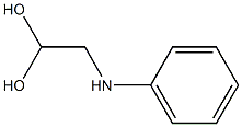 N-(2,2-Dihydroxyethyl)aniline Struktur