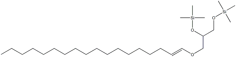 1-Octadecenyl-2,3-di(trimethylsilyl)glycerol Struktur