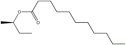 (-)-Undecanoic acid (R)-sec-butyl ester Struktur