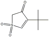 2,3-Dihydro-3-oxo-4-tert-butylthiophene 1,1-dioxide Struktur