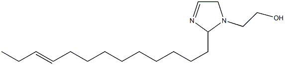 2-(10-Tridecenyl)-3-imidazoline-1-ethanol Struktur