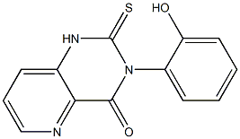 3-(2-Hydroxyphenyl)-1,2-dihydro-2-thioxopyrido[3,2-d]pyrimidin-4(3H)-one Struktur