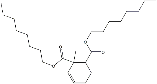 Methyltetrahydrophthalic acid dioctyl ester Struktur