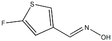 5-Fluoro-3-thiophenecarbaldehyde (E)-oxime Struktur