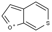 Thiopyrano[3,4-b]furylium Struktur