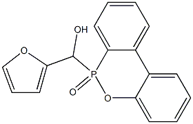 6-(Hydroxy(2-furyl)methyl)-6H-dibenz[c,e][1,2]oxaphosphorin 6-oxide Struktur