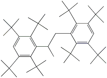 1,2-Bis(2,3,5,6-tetra-tert-butylphenyl)propane Struktur