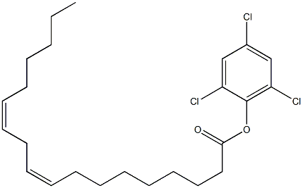 (9Z,12Z)-9,12-Octadecadienoic acid 2,4,6-trichlorophenyl ester Struktur