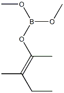 Boric acid dimethyl(E)-1,2-dimethyl-1-butenyl ester Struktur