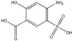 4-Amino-5-sulfosalicylic acid Struktur