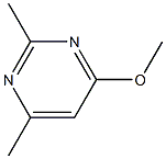 4-Methoxy-2,6-dimethylpyrimidine Struktur