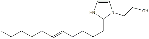 2-(5-Undecenyl)-4-imidazoline-1-ethanol Struktur