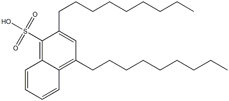 2,4-Dinonyl-1-naphthalenesulfonic acid Struktur