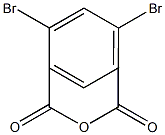 4,6-Dibromoisophthalic anhydride Struktur