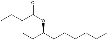 (+)-Butyric acid [(R)-nonane-3-yl] ester Struktur