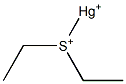 (Diethylsulfonio)mercury(I) Struktur