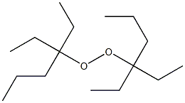 Bis(1,1-diethylbutyl) peroxide Struktur