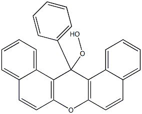 14-(Phenyl)-14H-dibenzo[a,j]xanthen-14-yl hydroperoxide Struktur