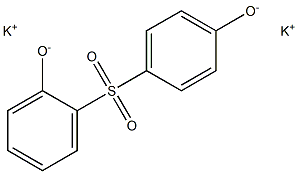 Dipotassium 2,4'-sulfonylbisphenolate Struktur