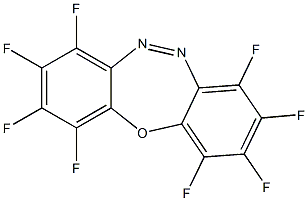 Octafluorodibenz[b,f][1,4,5]oxadiazepine Struktur