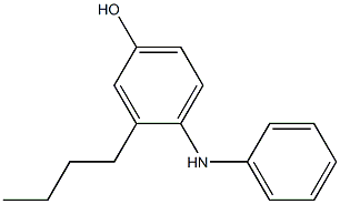 2-Butyl[iminobisbenzen]-4-ol Struktur