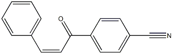 (Z)-4'-Cyanochalcone Struktur