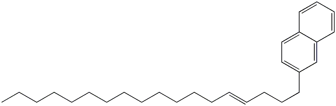 2-(4-Octadecenyl)naphthalene Struktur